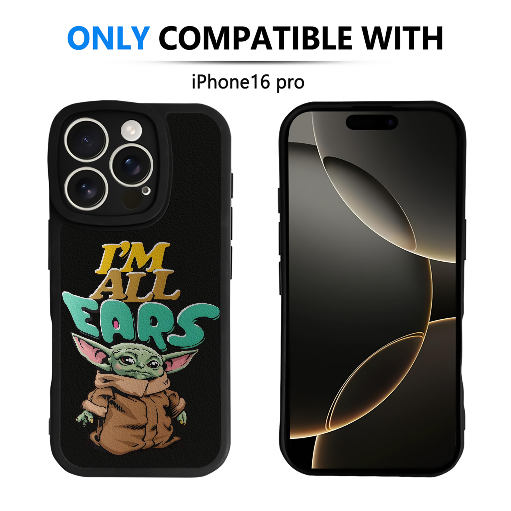 （画像用） スター・ウォーズ Star Wars 【iPhone 16シリーズ対応】シリコンスマホケース（レザー調） 材質：シリコン